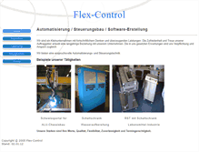 Tablet Screenshot of flex-control.ch